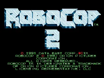 Robocop 2 (Japan) screen shot title